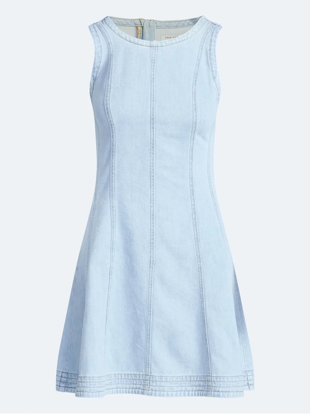 Denim mini dress